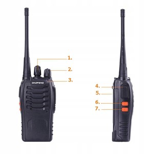 Baofeng BF-888S Walkie Talkie – Two-Way Radio Communication Set (Pair)