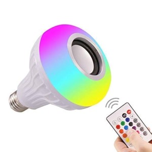 Bluetooth LED Light Bulb with Color-Changing & Music Playback Features