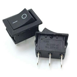 SPDT 3-Pin Rocker Switch – On/Off, 2-Way, 21x15mm, 6A, Rectangular