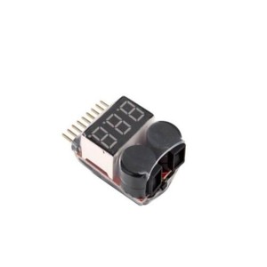 LiPo Voltage Checker 1S-8S with Buzzer Alarm