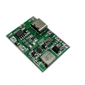 TP4056 18650 3.7V/4.2V Battery Charging Module with Integrated DC Boost Converter – Type-C