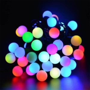 LED Ball Shaped String Fairy Lights – Multi-color