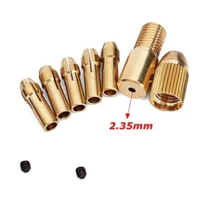 Small Electric Drill Bit Collet Micro Twist Drill Chuck Set