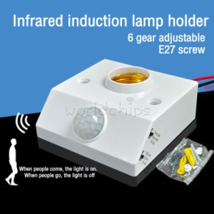 Infrared Sensor Light Switch – E27 Wall Mount | Auto ON/OF