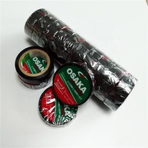 Osaka PVC Electrical Insulation Tape – Black (Pack of 12 Pieces)